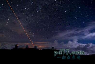 世界上夜景最美的地方Top9：Mauna Kea，夏威夷，美国