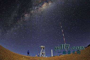 世界上夜景最美的地方Top7：阿塔卡马沙漠，智利北部