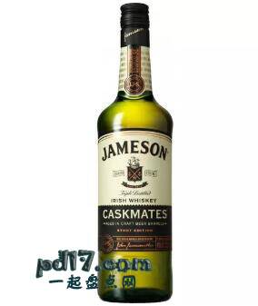 爱尔兰威士忌品牌Top1：Jameson